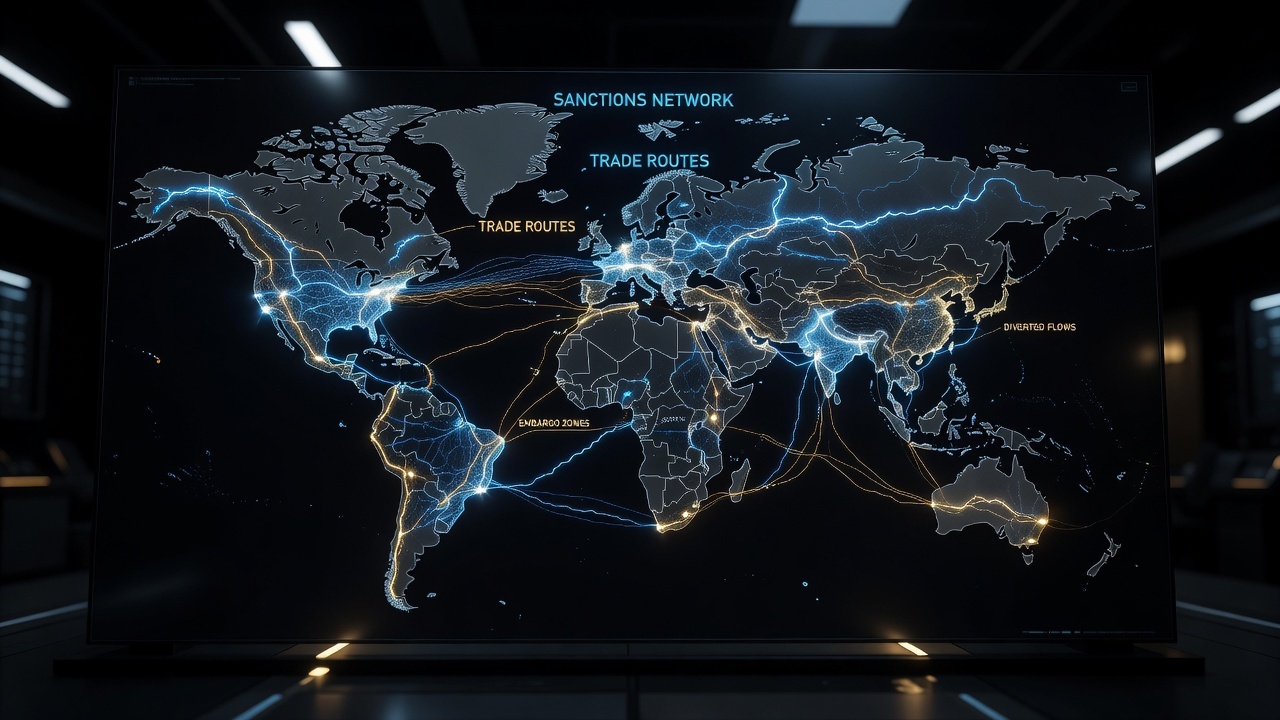 Global sanctions and trade routes